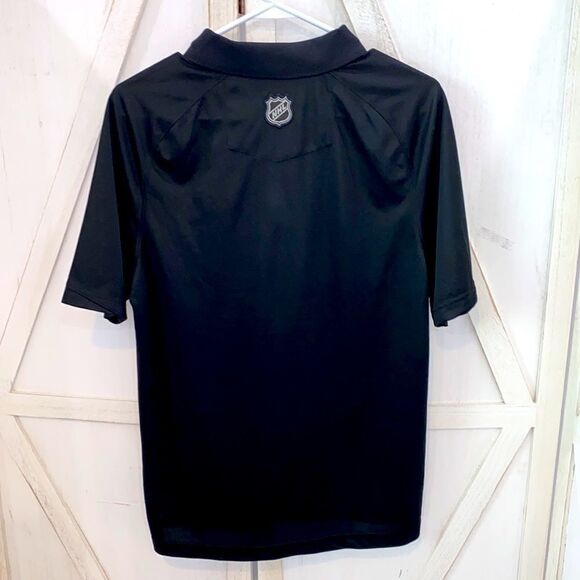 Reebok NHL Center Ice Collection New York Islanders Polo Shirt Black Size Small - Picture 3 of 9